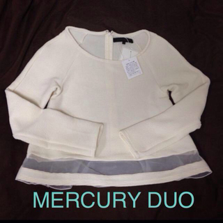 マーキュリーデュオ(MERCURYDUO)のマーキュリーTOPS新品(カットソー(長袖/七分))