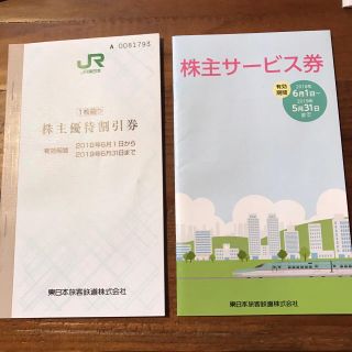 東日本旅客鉄道株式会社  株主優待券(鉄道乗車券)