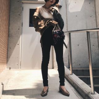 moussy - 24MOUSSY新作♡HW Rebirth L/BLACK SKINNYの通販 by