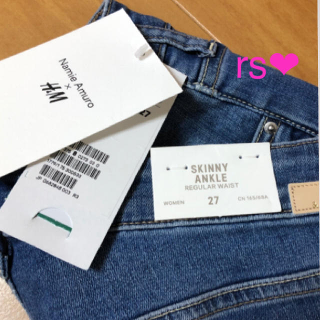 新品❤️安室奈美恵×H&Mスキニーデニム 27インチ 1
