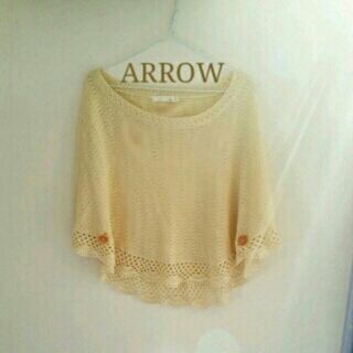 アロー(ARROW)の春物♡arrow☆編み編みポンチョ♪(ポンチョ)