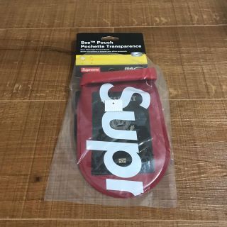 シュプリーム(Supreme)のSupreme See Pouch シーポーチ 小物入れ L サイズ 赤(その他)