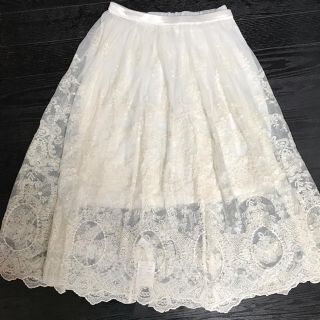 ムルーア(MURUA)のMURUA   レース   スカート   新品(ロングスカート)