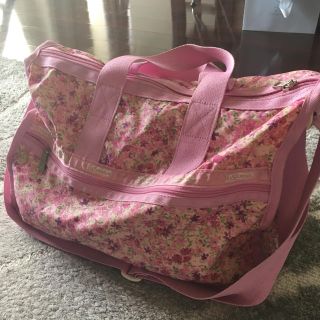 レスポートサック(LeSportsac)のレスポ  トラベルバッグ 小花柄 ピンク (ボストンバッグ)