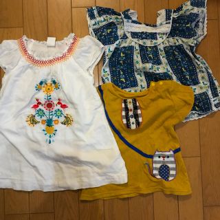 プチジャム(Petit jam)の訳あり プチジャム  H&M フェリシモ ３枚セット 90(Tシャツ/カットソー)