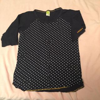 アディダス(adidas)のレディース 七分袖 Tシャツ Lサイズ(Tシャツ(長袖/七分))