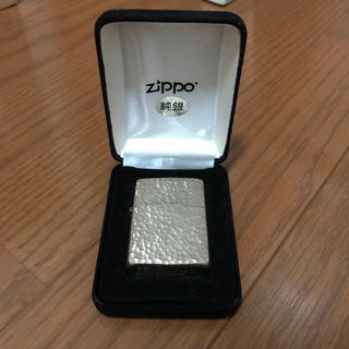 ジッポー(ZIPPO)の銀 zippo sterling(タバコグッズ)