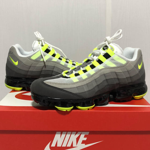 【27.5cm】NIKE AIR VAPORMAX 95 NEON YELLOWスニーカー