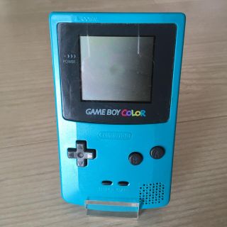 ゲームボーイ(ゲームボーイ)のGBC ゲームボーイカラー本体 ブルー(携帯用ゲーム機本体)