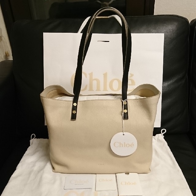 新品、未使用 Chloe Dilan 限定 バイカラー トートバッグ