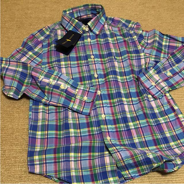 Ralph Lauren(ラルフローレン)のラルフローレンチェックシャツ 150cm キッズ/ベビー/マタニティのキッズ服男の子用(90cm~)(ブラウス)の商品写真