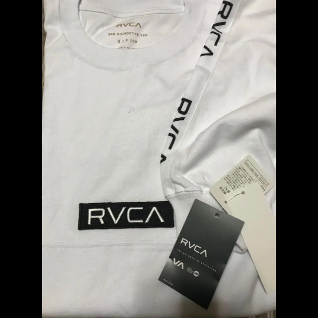 【希少・Sサイズ】RVCA ルーカ ドルマン テープ ロンT  ホワイト 白