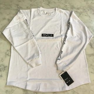 ルーカ(RVCA)の【希少・Sサイズ】RVCA ルーカ ドルマン テープ ロンT  ホワイト 白(Tシャツ/カットソー(七分/長袖))