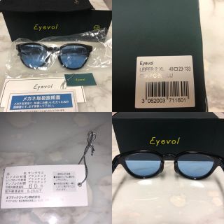 レア美品!Eyevolサングラス エディフィスコラボ ブルーレンズ leifer