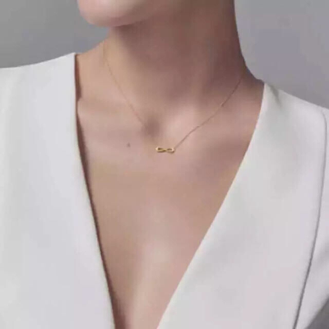 春夏新作モデル Tiffany & ゴールド K18 ネックレス インフィニティ ティファニー - Co. ネックレス