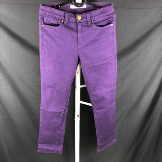 ユニクロ(UNIQLO)のユニクロ スキニーフィットジーンズ 26（66cm) 紫(デニム/ジーンズ)