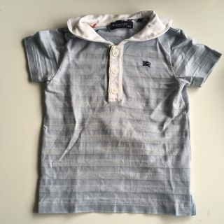 バーバリー(BURBERRY)のバーバリーセーラー服半袖シャツ90cm(Tシャツ/カットソー)