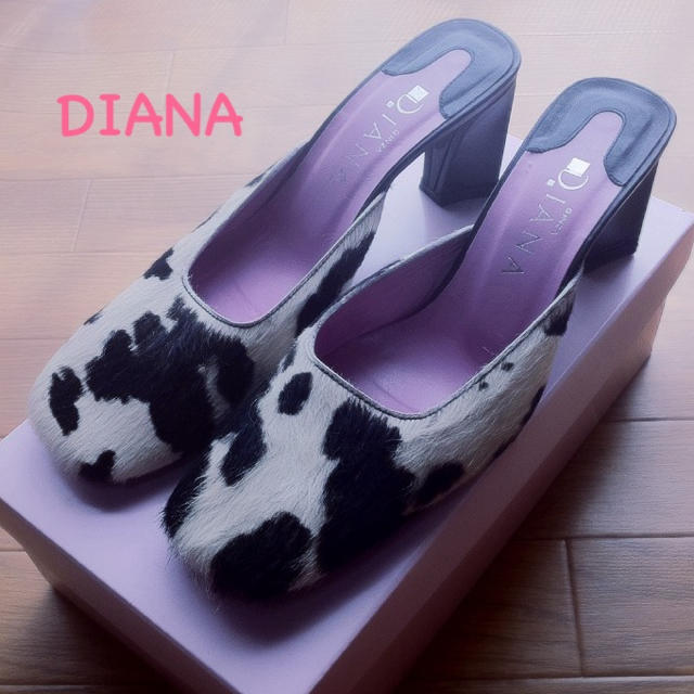 DIANA(ダイアナ)の値下げ＊DIANA＊ハラコミュール レディースの靴/シューズ(ミュール)の商品写真