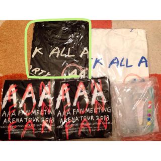 トリプルエー(AAA)のTシャツ 黒 AAA ファンミ (アイドルグッズ)