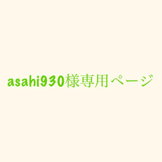 トリプルエー(AAA)のasahi930様専用ページ(その他)