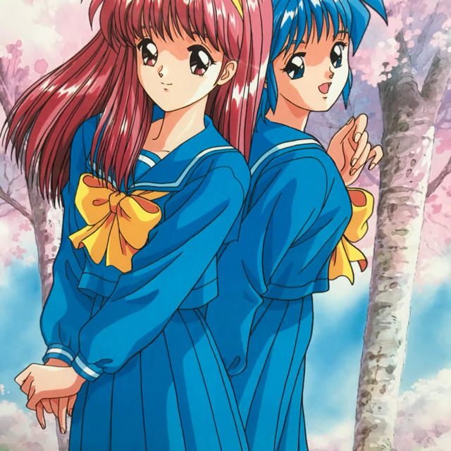 ときめきメモリアル リトグラフ 藤崎詩織.虹野沙希 桜の下の通販 ときめきメモリアル リトグラフ 藤崎詩織.虹野沙希 桜の下の通販