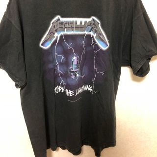 メタリカ Tシャツ バンドTシャツ XLサイズ ライドザライトニング(Tシャツ/カットソー(半袖/袖なし))