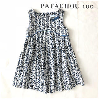 パタシュー(PATACHOU)のPATACHOU 小花柄ジャンパースカート 100(ワンピース)