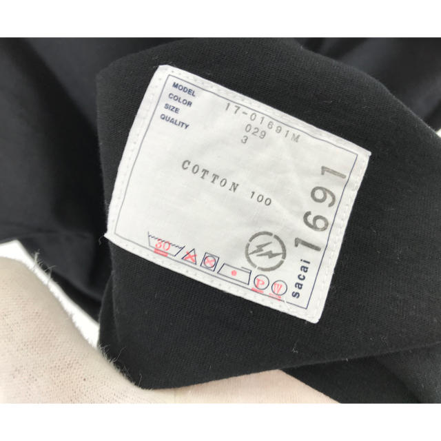 sacai カットソー Tシャツ 3(L)の通販 by hashimoto |サカイならラクマ - sacai × フラグメントデザイン サカイ 爆買い国産