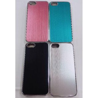 2個 セット iPhone アルミ ケース 5 5s SE カバー ハード(iPhoneケース)