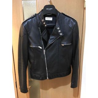 サンローラン(Saint Laurent)のレア☆サンローラン★エディ期☆16ss　スタッズレザージャケット　日本未入荷(レザージャケット)