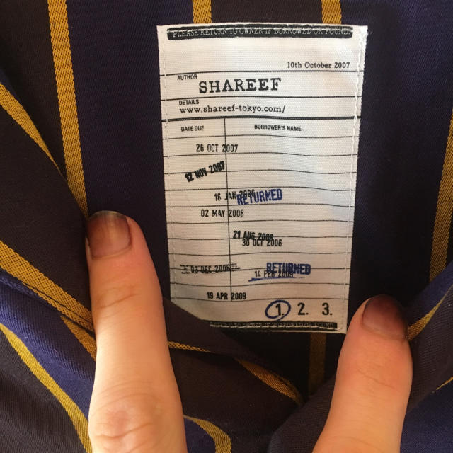 SHAREEF(シャリーフ)のシャリーフ ストライプオープンカラーシャツ 1 メンズのトップス(シャツ)の商品写真