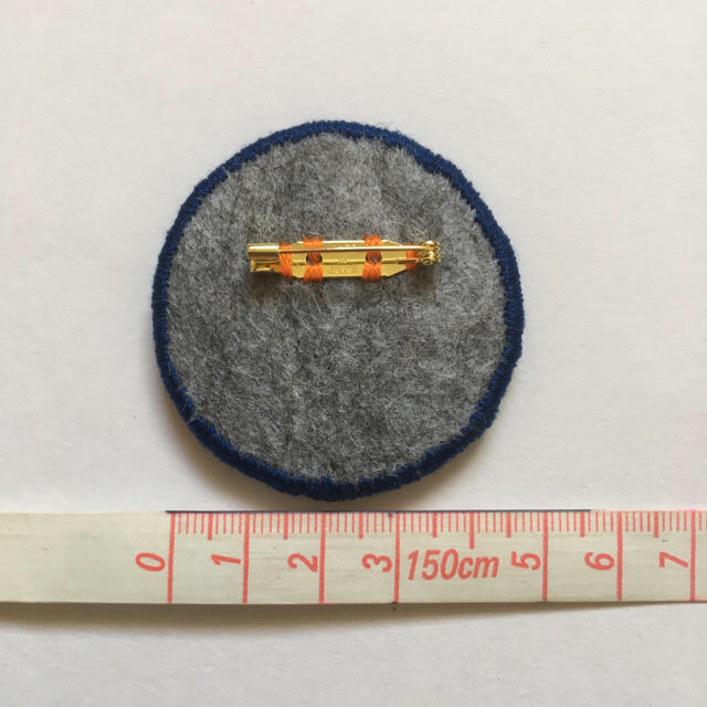 114.お花の刺繍ブローチ✴︎受注製作 ハンドメイドのアクセサリー(コサージュ/ブローチ)の商品写真