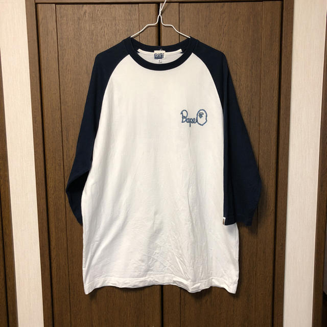 A BATHING APE(アベイシングエイプ)のア ベイシング エイプ ロープロゴ 七分袖Tシャツ レディースのトップス(Tシャツ(長袖/七分))の商品写真