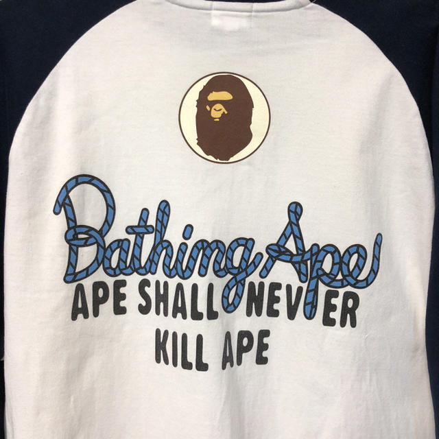 A BATHING APE(アベイシングエイプ)のア ベイシング エイプ ロープロゴ 七分袖Tシャツ レディースのトップス(Tシャツ(長袖/七分))の商品写真