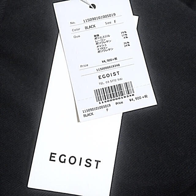 EGOIST(エゴイスト)のegoist  シースルートップス レディースのトップス(カットソー(長袖/七分))の商品写真