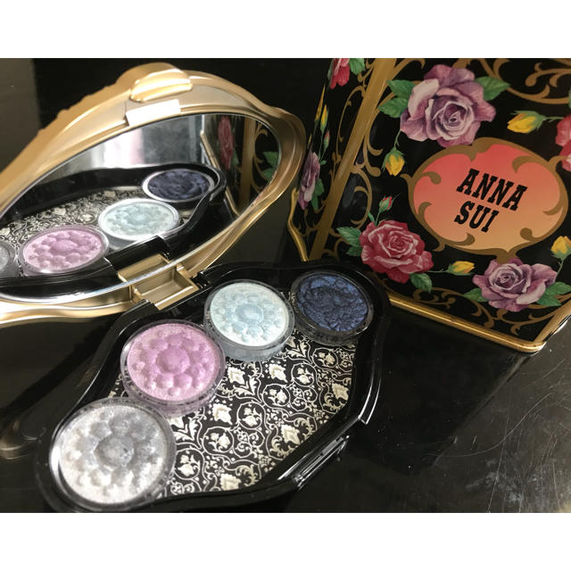 ANNA SUI(アナスイ)のANNA SUI アイシャドウ4色＆ビューティーボックス コスメ/美容のベースメイク/化粧品(アイシャドウ)の商品写真