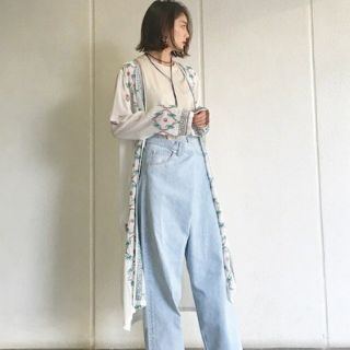 トゥデイフル(TODAYFUL)のTODAYFUL【Embroidery Long Gown】(ガウンコート)