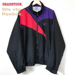 リーボック(Reebok)の激レア デッドストック 90s リーボック ナイロンジャケット マルチ L(ナイロンジャケット)