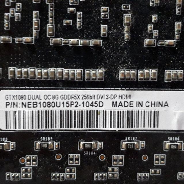 GeForce GTX 1080 Palit DUAL OC(不具合あり) スマホ/家電/カメラのPC/タブレット(PCパーツ)の商品写真