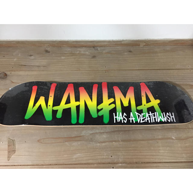 WANIMA(ワニマ)のWANIMA deathwish スケボー デッキ  スポーツ/アウトドアのスポーツ/アウトドア その他(スケートボード)の商品写真