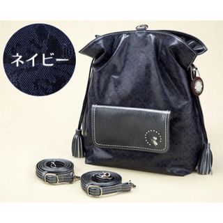 美品　PELLE BORSA　2way リュック　定価35000円