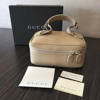 グッチ(Gucci)の【mika様専用】グッチ GUCCI バニティバッグ 箱付 ジャンク(ポーチ)