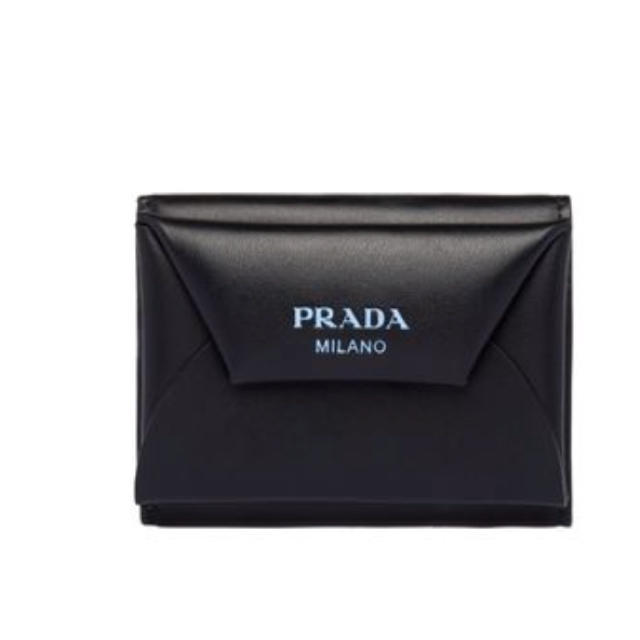 PRADA - PRADA コンパクト財布 ブラック カードケース