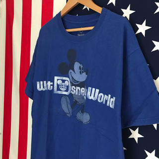 ディズニー(Disney)のUSA古着 ミッキー Tシャツ M(Tシャツ/カットソー(半袖/袖なし))