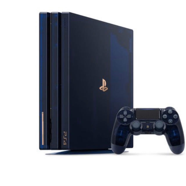 PlayStation4(プレイステーション4)の延長保証 ps4 pro 500 million limited edition エンタメ/ホビーのゲームソフト/ゲーム機本体(家庭用ゲーム機本体)の商品写真