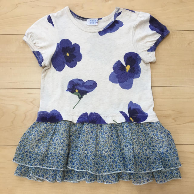 hakka baby(ハッカベビー)のハッカベビー ワンピース 90 キッズ/ベビー/マタニティのキッズ服女の子用(90cm~)(ワンピース)の商品写真