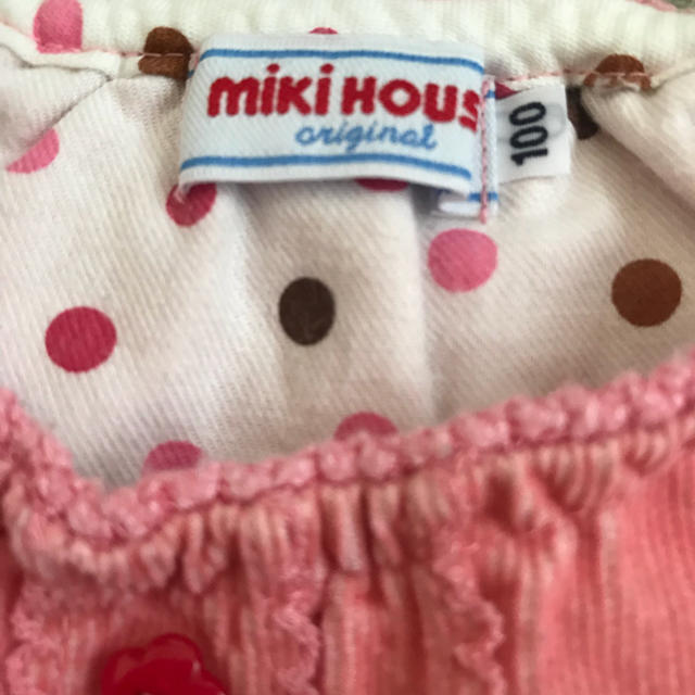 mikihouse(ミキハウス)のミキハウス100 キッズ/ベビー/マタニティのキッズ服女の子用(90cm~)(ワンピース)の商品写真