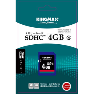 KINGMAX SDHCカード class4 4GB 永久保証 KM-SDHC4(PC周辺機器)