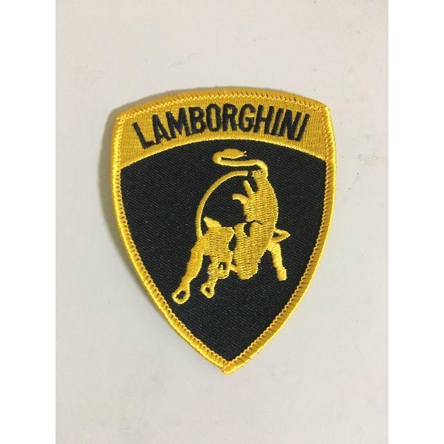 Lamborghini(ランボルギーニ)の「正規品」ランボルギーニ ワッペン(大） 自動車/バイクの自動車(車外アクセサリ)の商品写真