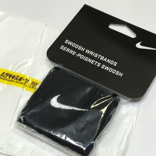 ナイキ(NIKE)のナイキ リストバンド ブラック 新品(ブレスレット/バングル)